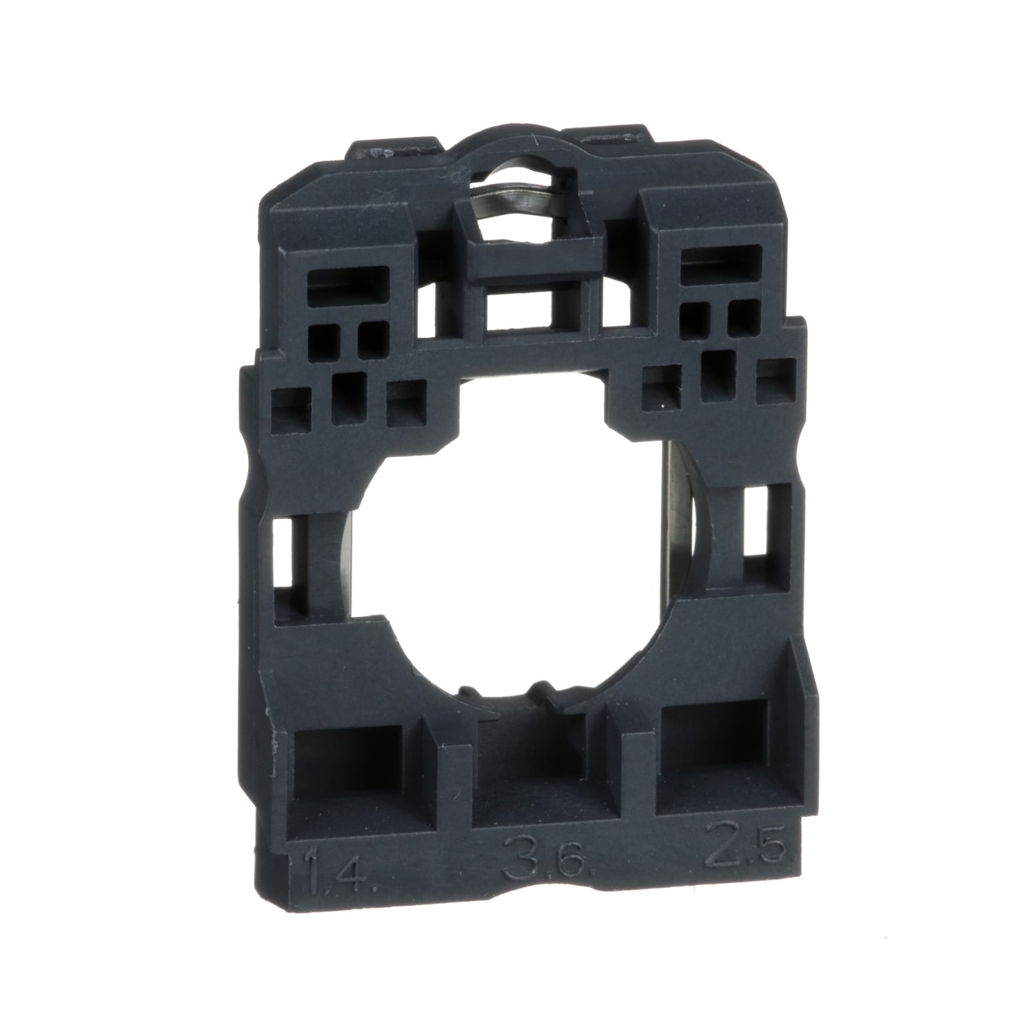 ZB5AZ009 Harmony Body Fixing Collar, For Use With Harmony XB5 Electrical Block, -25 to 70 deg C Operating, 22 mm Pushbutton, Plastic