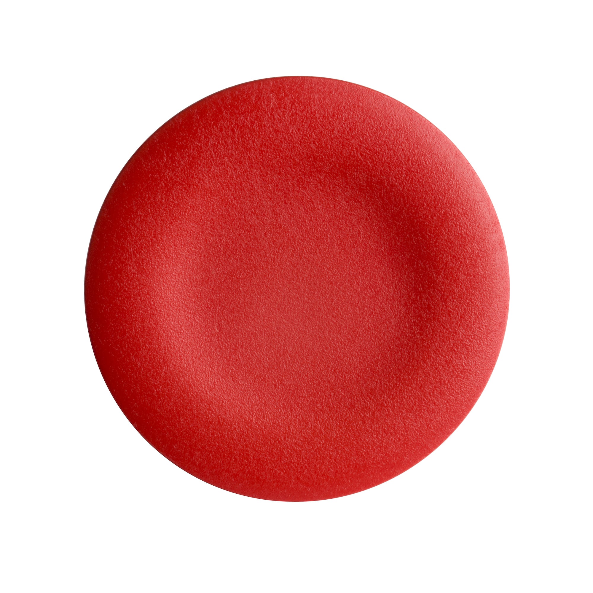 red cap unmarked for circular flush pushbutton 22