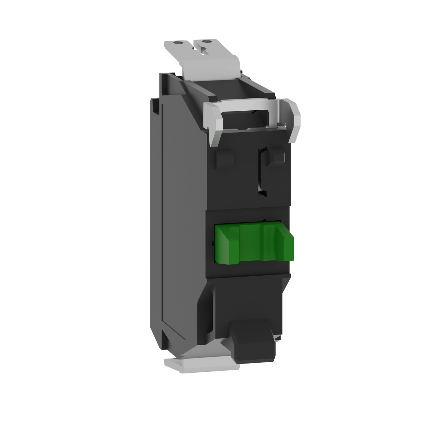 Single contact block, Harmony XB4, silver alloy, faston connector, 1NO