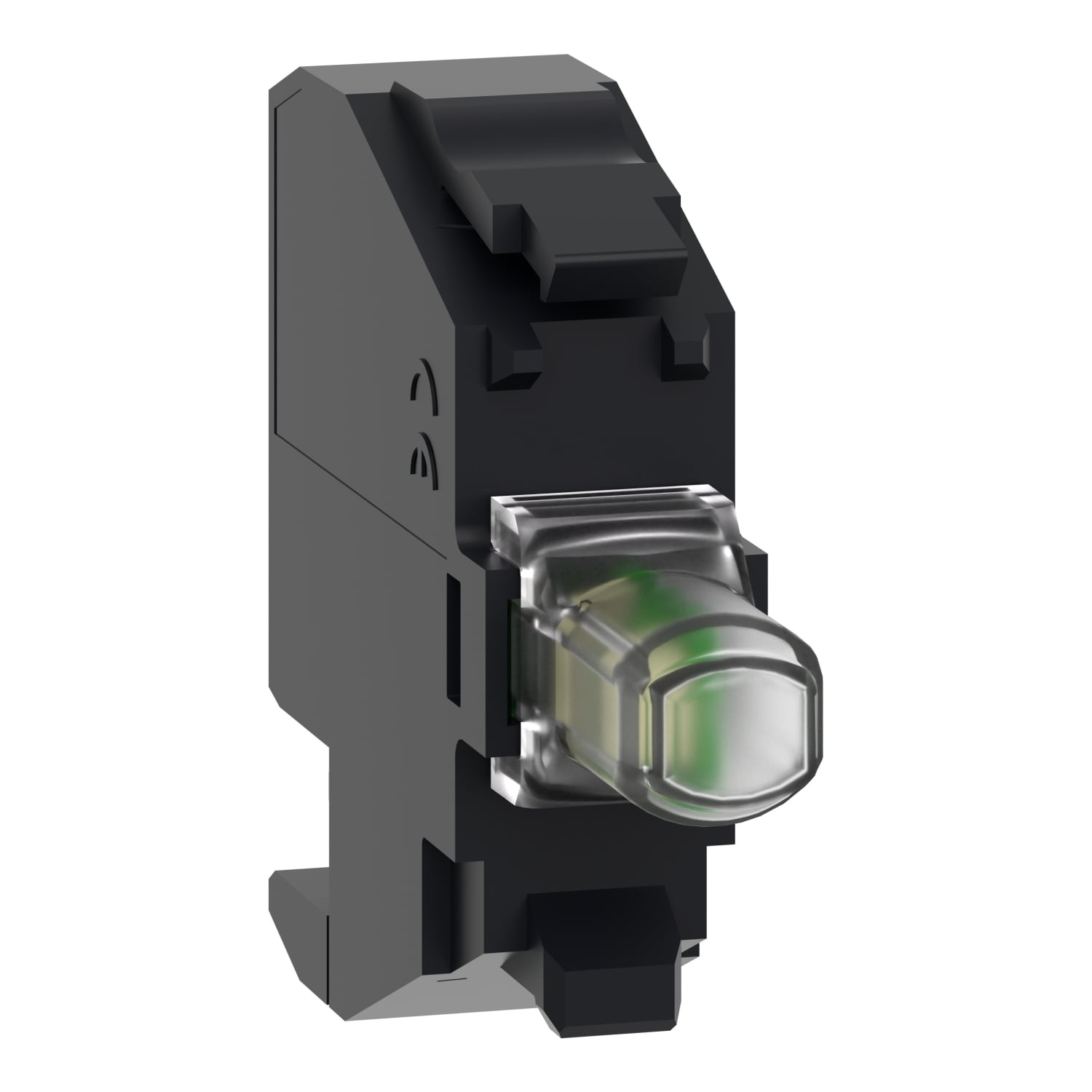 Light block, Harmony XB4, Harmony XB5, for head 22mm, universal LED, plug-in connector, 24V AC DC