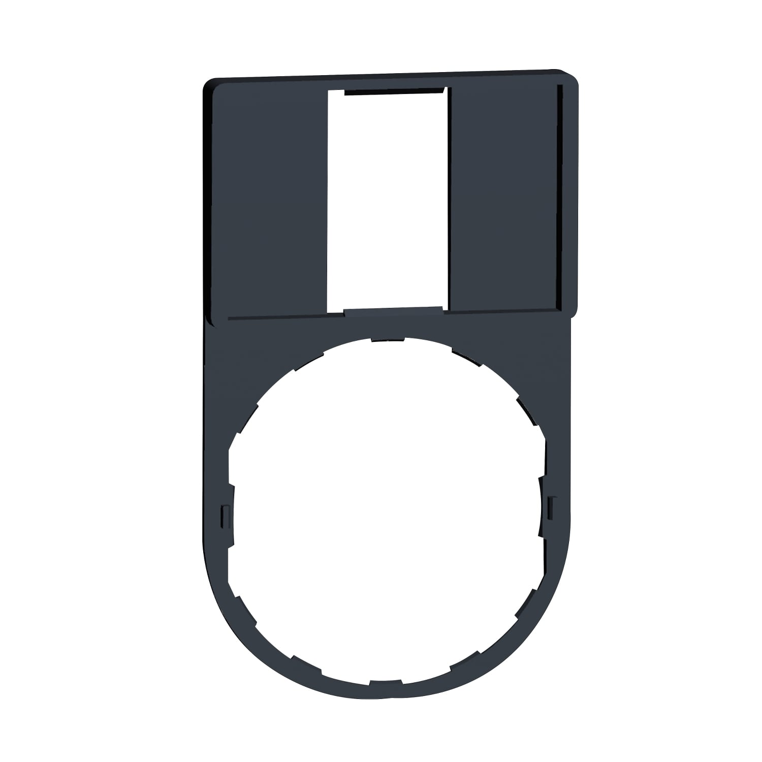 Legend holder 30x50mm, Harmony XB4, plastic, without legend 18x27mm