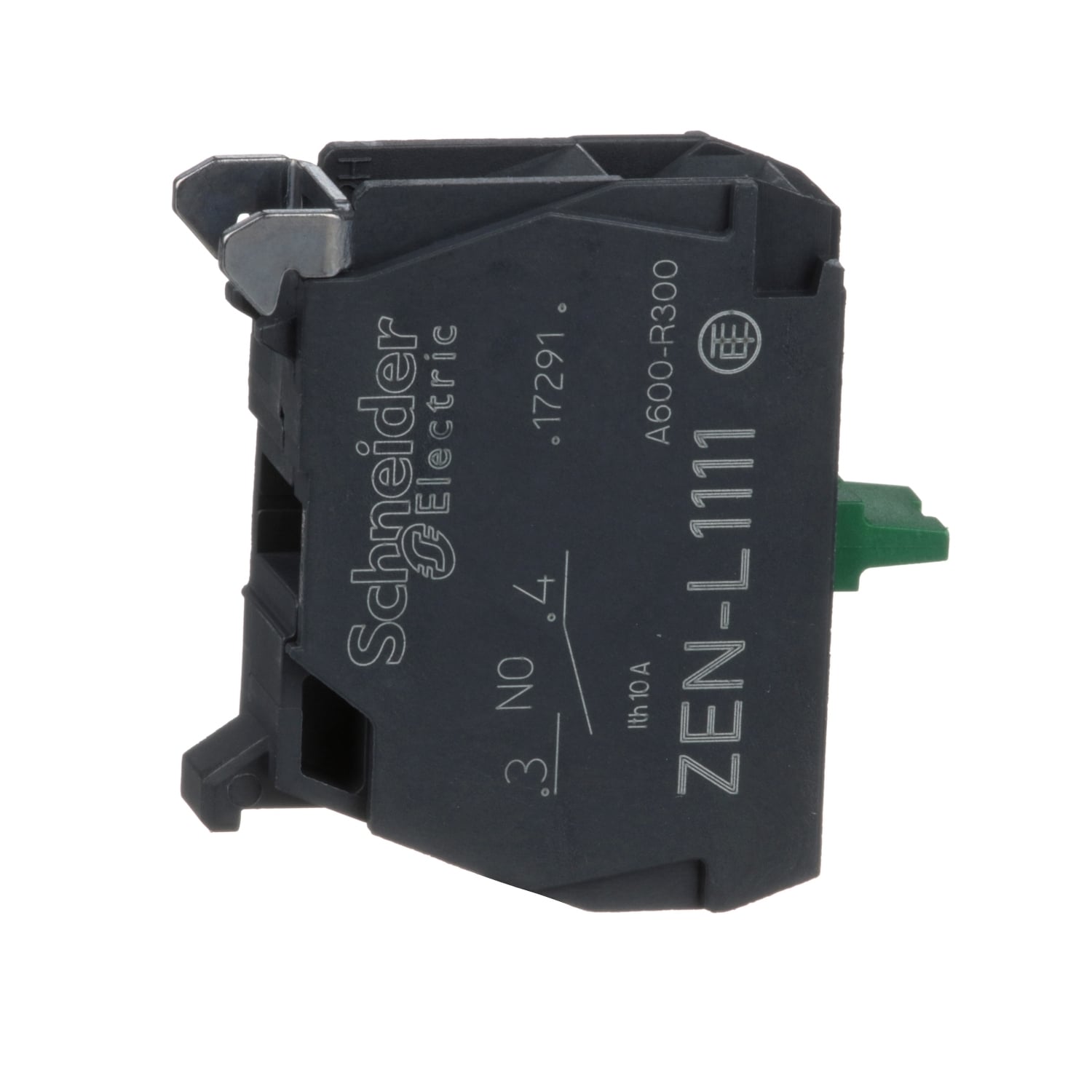 Harmony, 22mm Push Button, contact block, panel mount, 1 NO, screw clamp terminal