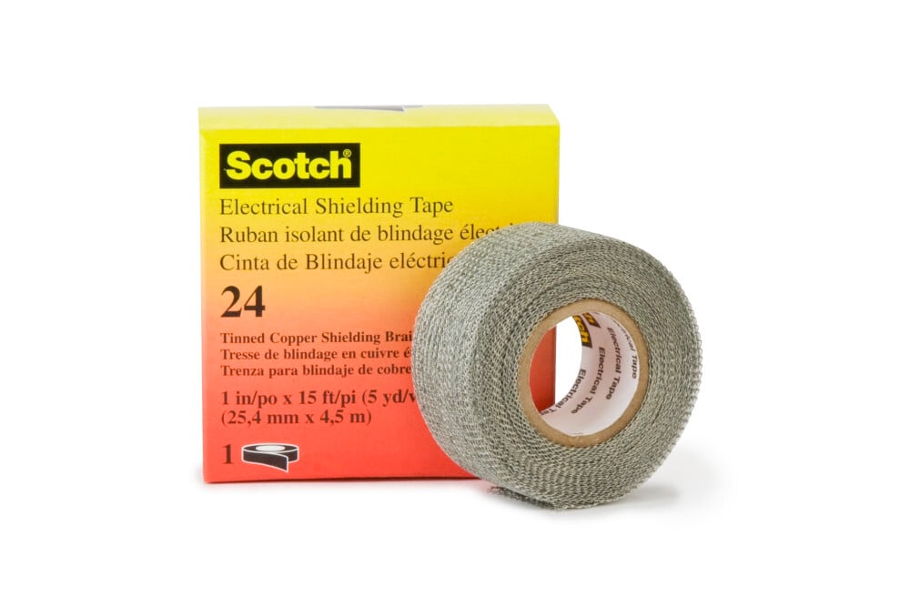 7000031348 Scotch Shielding Electrical Tape 24, 1 inch x 15 ft