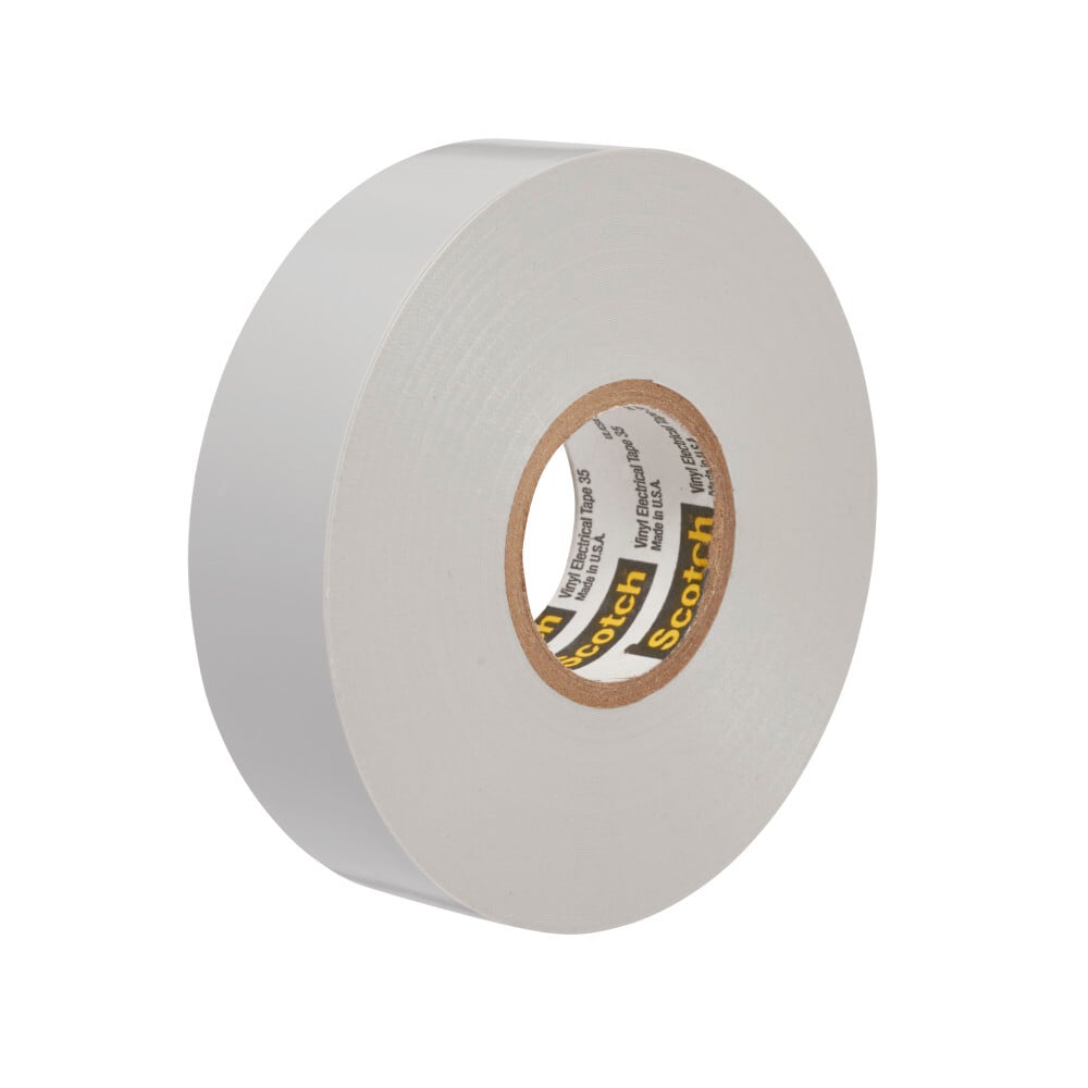 7000132640 Scotch Vinyl Color Coding Electrical Tape 35, 1/2 inch x 20 ft, Gray