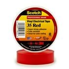 7000006094 Scotch Vinyl Color Coding Electrical Tape 35, 3/4 inch x 66 ft, Red