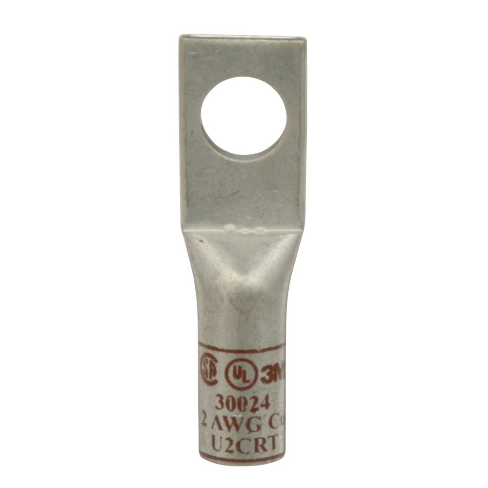 3M(TM) Scotchlok(TM) Copper One Hole Lug 30024, Brown, 2 AWG, 25 per case