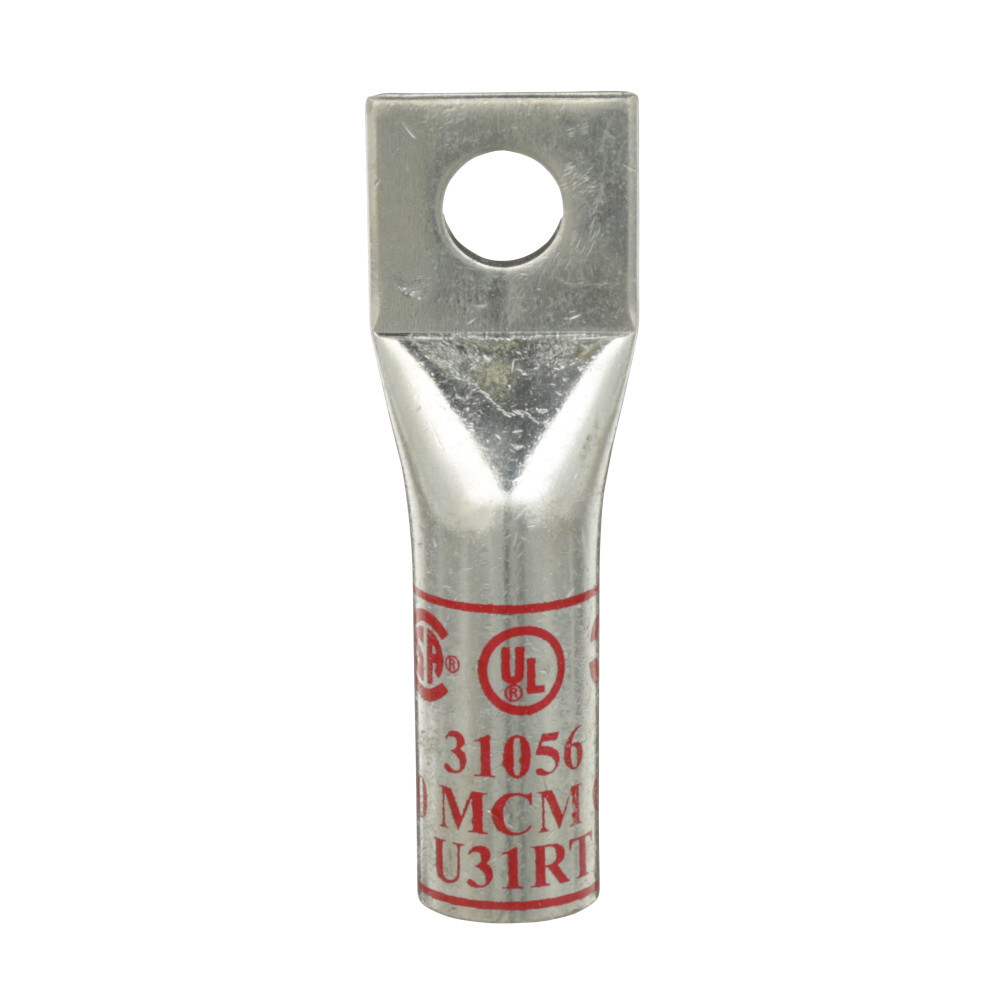 3M(TM) Scotchlok(TM) Copper One Hole Long Barrel Lug 31056, Red, 350 kcmil, 10 per case