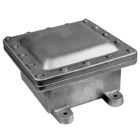 Cast Junction Box, Dust-Ignitionproof Explosionproof, Series: EXB, Screw-On Cover, Cast Iron, Hot Dipped Galvanized, 8x8x6