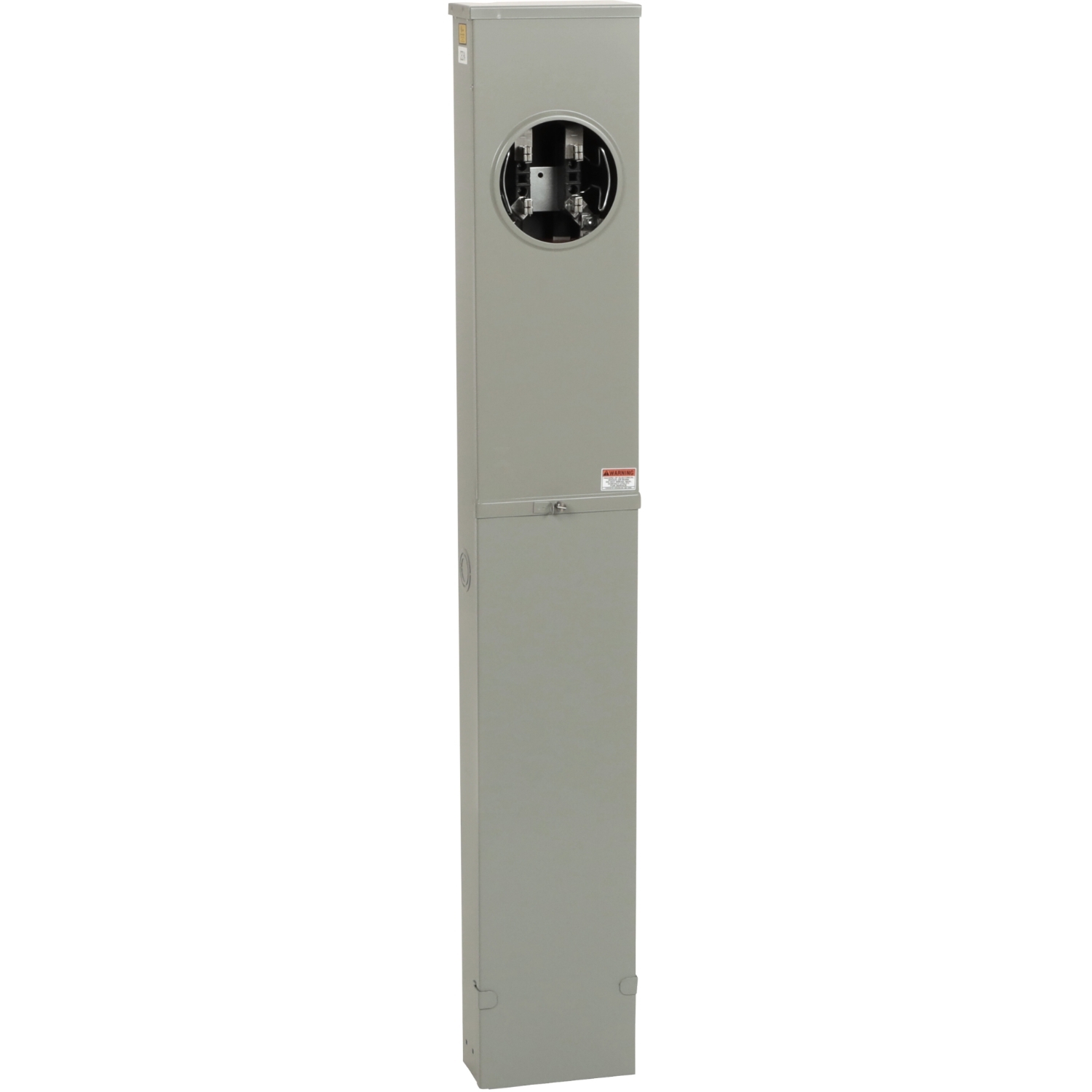 1006388 Meter Socket, 200 Amp, 600V, 1 Phase, Ringless, 4 Jaw without release, No Bypass, NEMA 3R, Steel