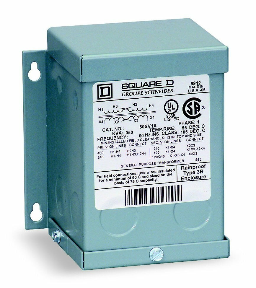 TRFMR DRY 1PH .1KVA 120X240V-16/32V