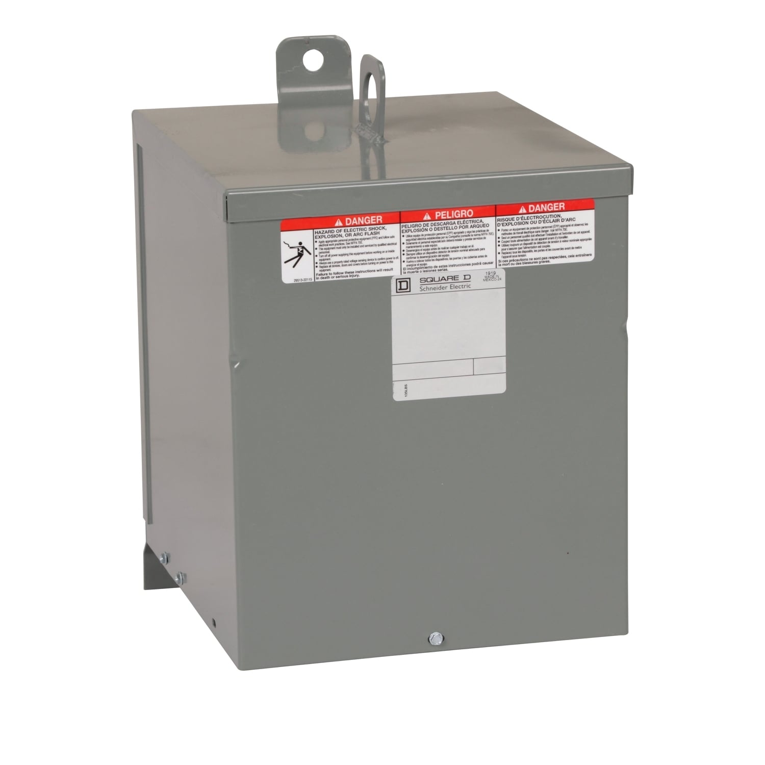 Transformer, dry type, encapsulated, 10kVA, 1 phase, 600V primary, 120/240V secondary, 13B, 115C rise [TAA]
