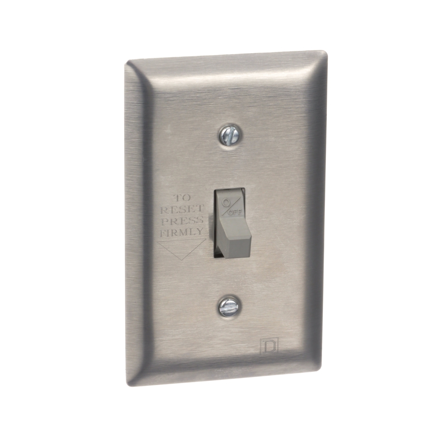Manual Starter, fractional horsepower, 16A, 2 poles, 1 HP at 277 VAC, toggle operated, no indicator, stainless flush