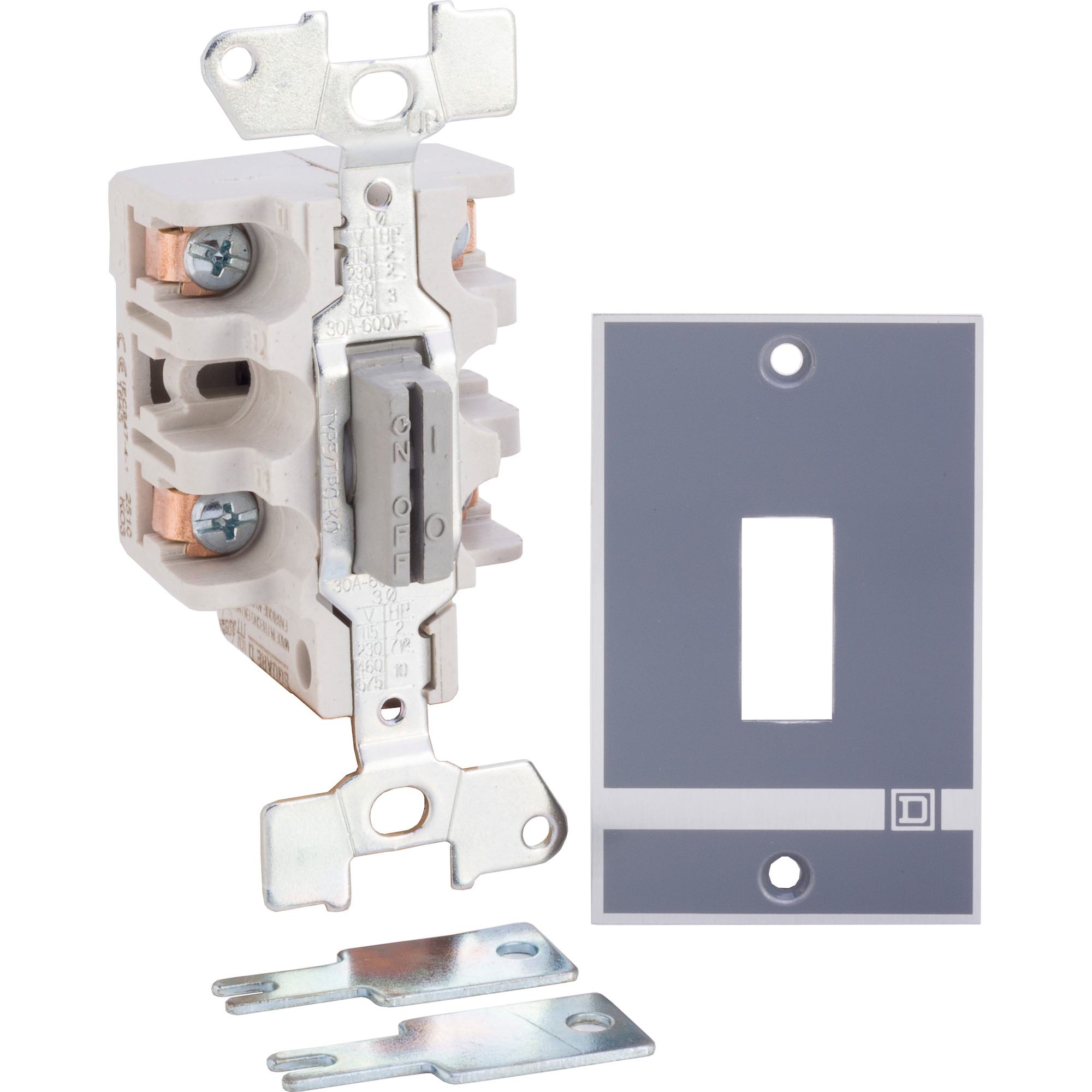 Manual Switch - Open - 2P - Key Operated - No Indicator - 600VAC