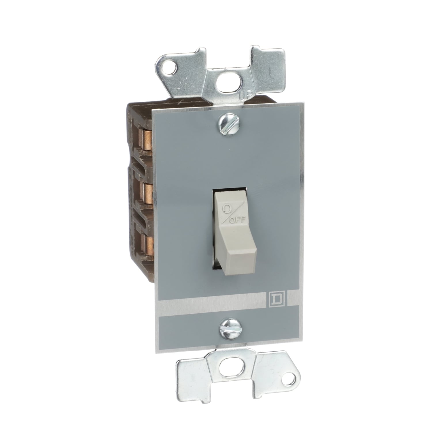 Switch, manual, 30A, 3 pole, 20 HP at 575 VAC, three phase, toggle operated, no indicator, open style