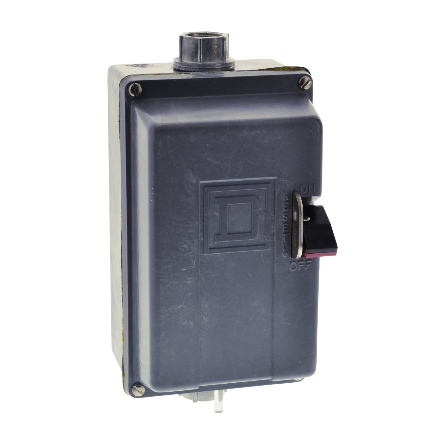 Manual starter, integral horsepower,  NEMA M0, 600VAC, 2 pole, 2HP at 230VAC, 1 phase, no indicator, NEMA 4/4X