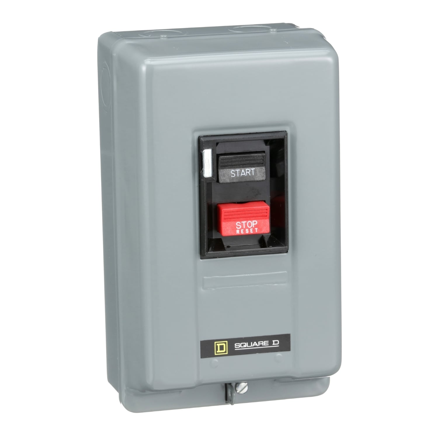Manual starter, integral horsepower,  NEMA M1, 600VAC, 3 pole, 10HP at 380/575VAC, 3 phase, no indicator, NEMA 1