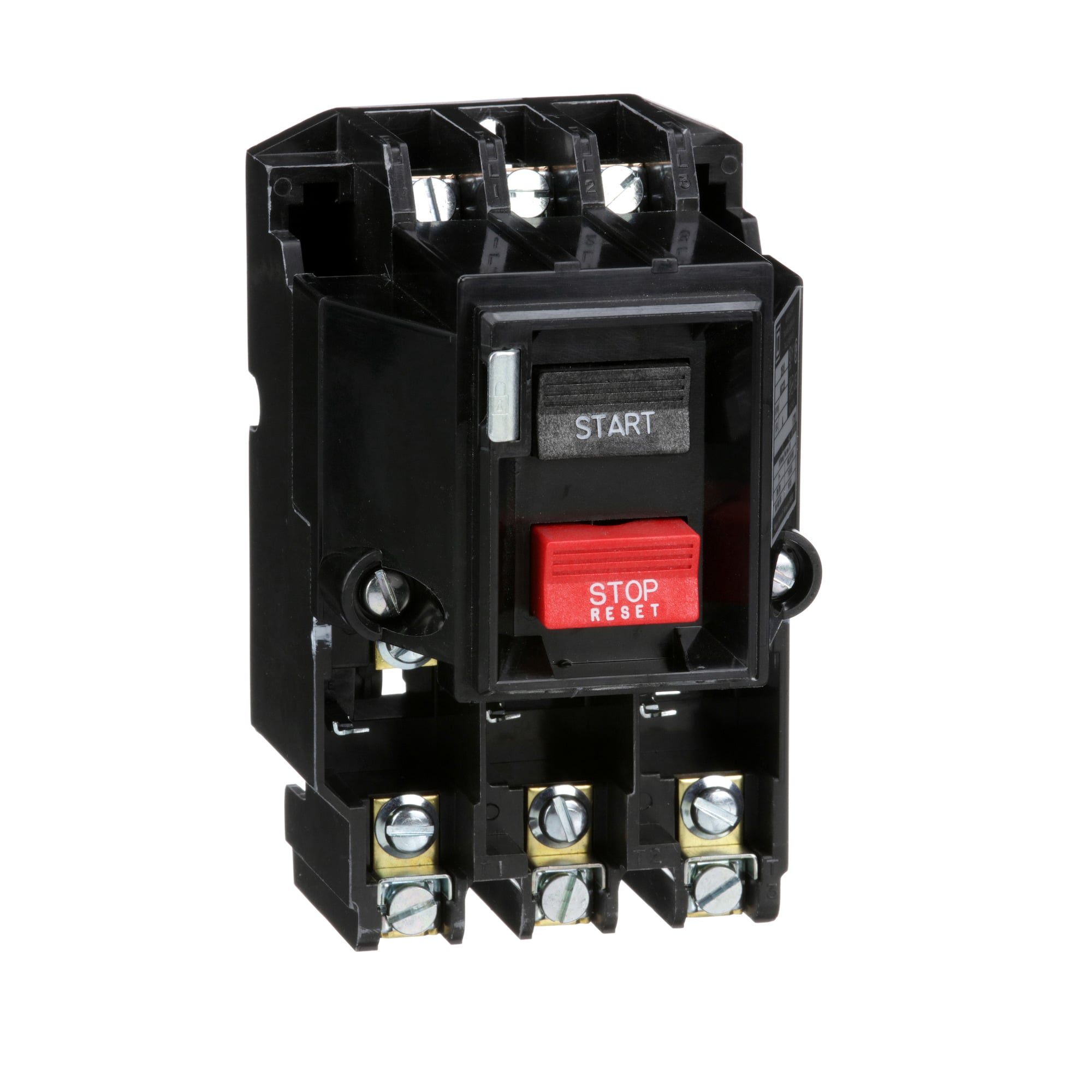 Manual Starter, integral horsepower, NEMA M1P, 600 VAC, 2 pole, 5 HP at 230 VAC, single phase, no indicator, open style