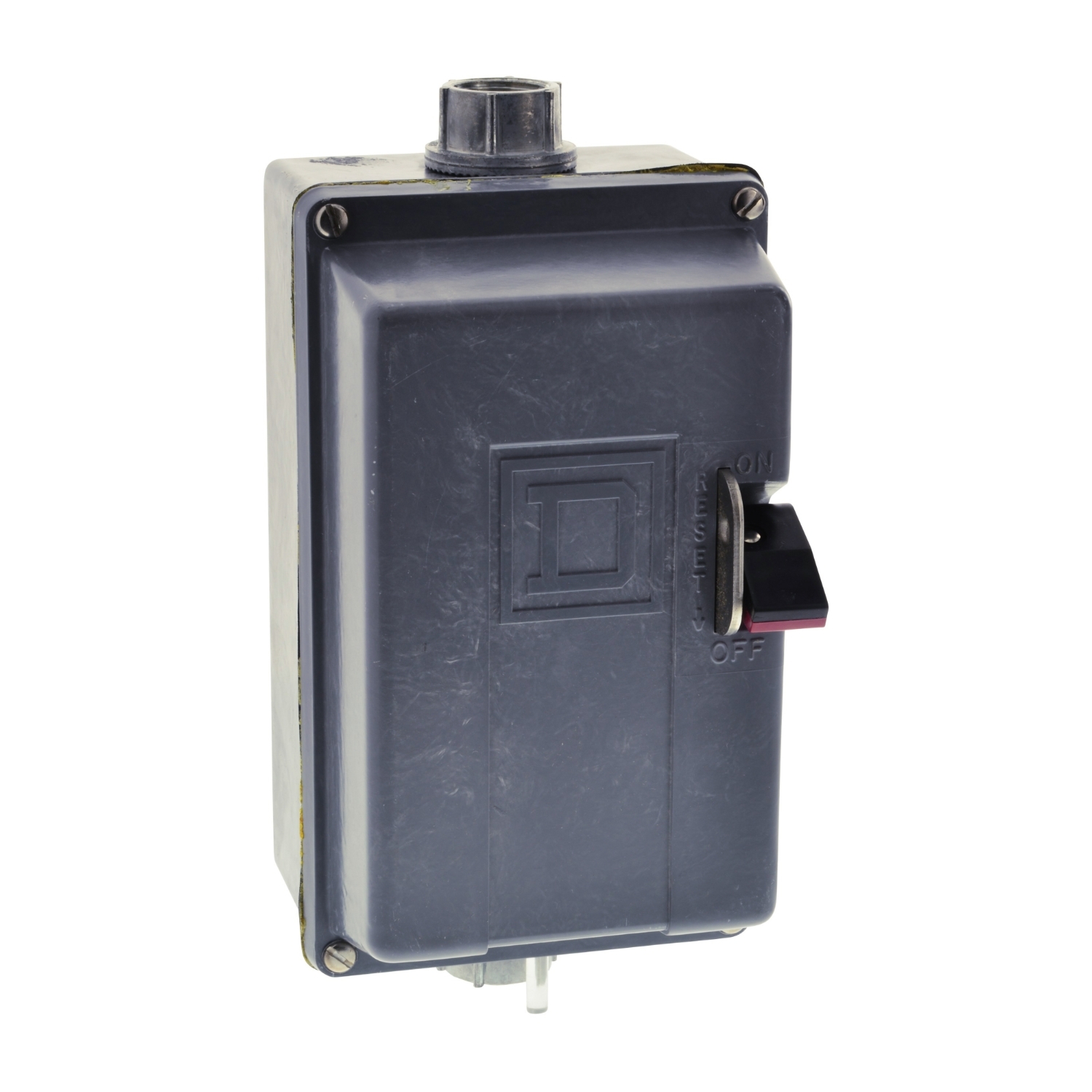 Manual starter, integral horsepower,  NEMA M1, 600VAC, 2 pole, 3HP at 230VAC, 1 phase, no indicator, NEMA 4/4X