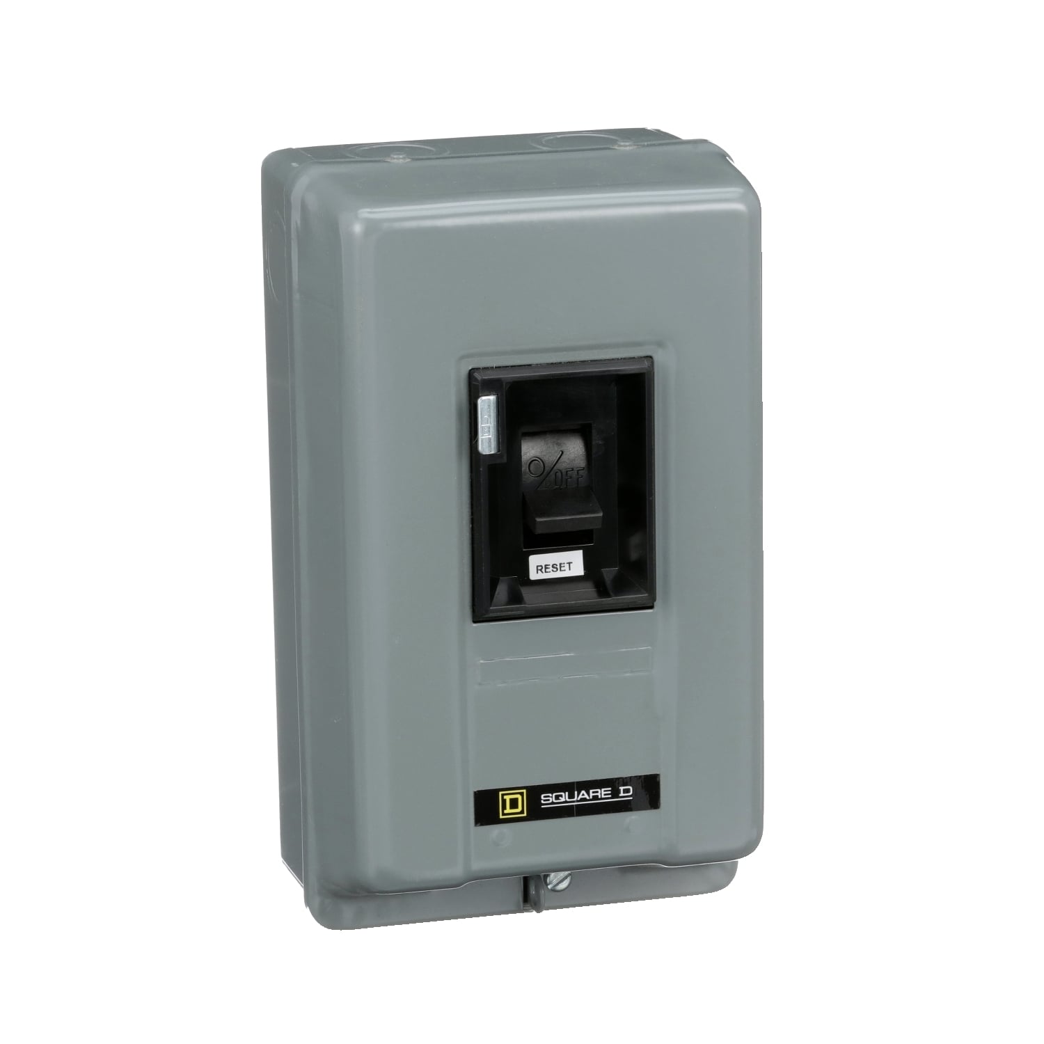 Manual Starter, integral horsepower,  NEMA M1, 600 VAC, 2 pole, 3 HP at 230 VAC, single phase, no indicator, NEMA 1