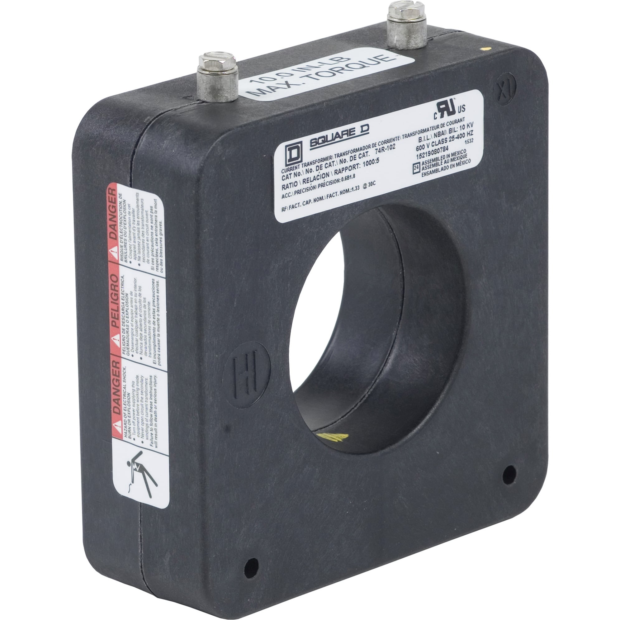 TRANSFORMER CURRENT 1000:5 2-11/32 ID