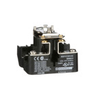 Power Relay, Type C, 2.0 HP, 30A resistive at 300 VAC, SPST, 1 normally open contact, 120 VAC coil