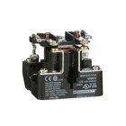 Power Relay, Type C, 2 HP, 30A resistive at 300 VAC, DPST, 2 normally open contacts, 120 VAC coil