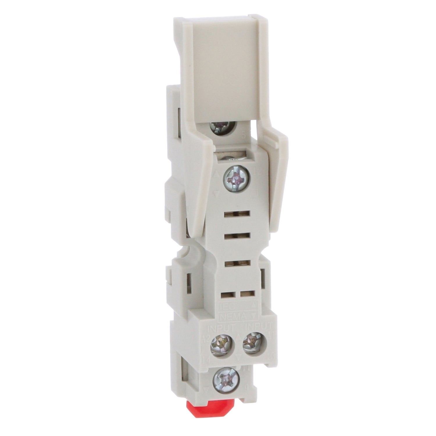 Plug in relay, Type N, relay socket, 5 blade, for 8510R relays, bulk packaged