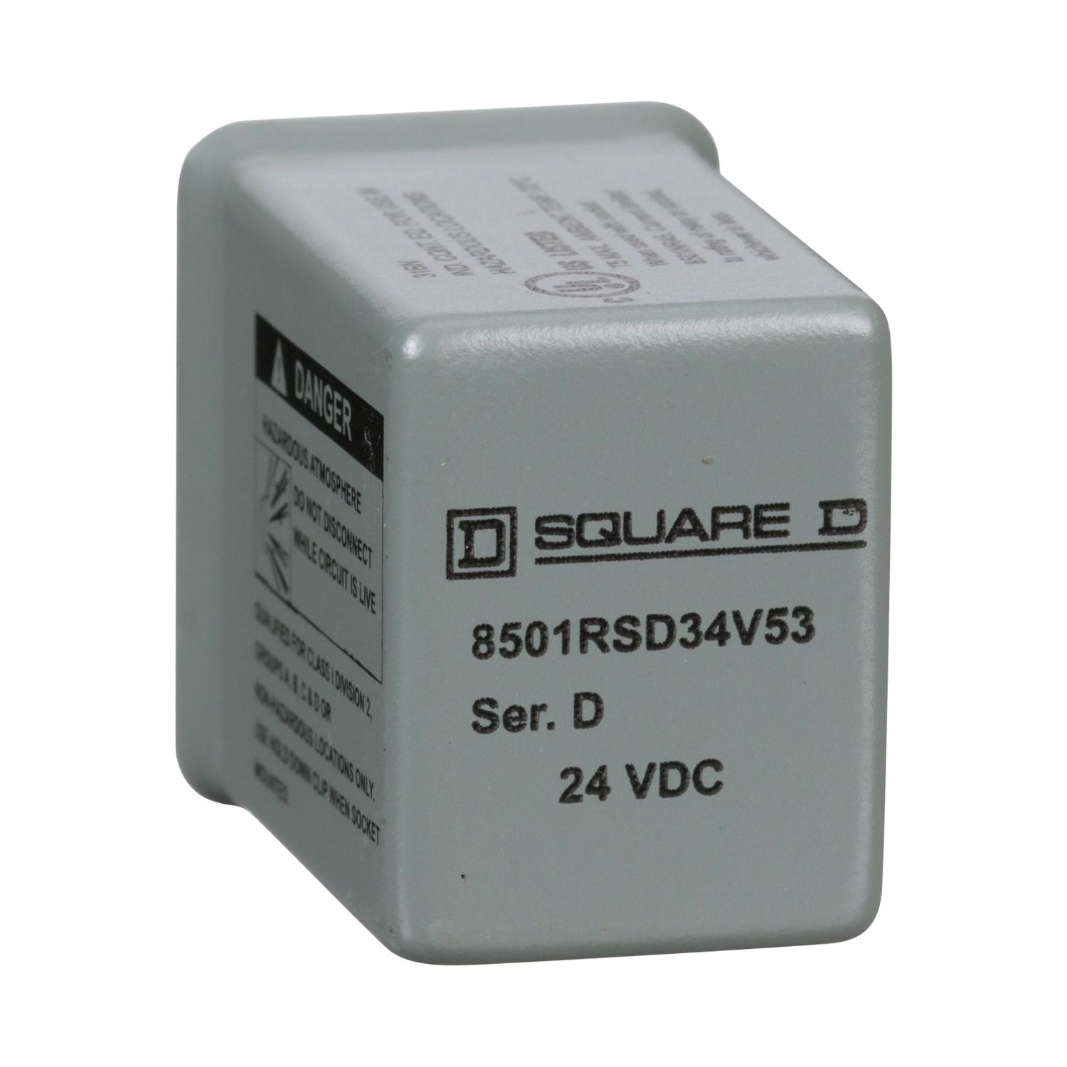 Plug in relay, Type R, hermetically sealed miniature, 5A resistive at 240 VAC, 14 blade, 4PDT, 4 NO, 4 NC, 24 VDC coil