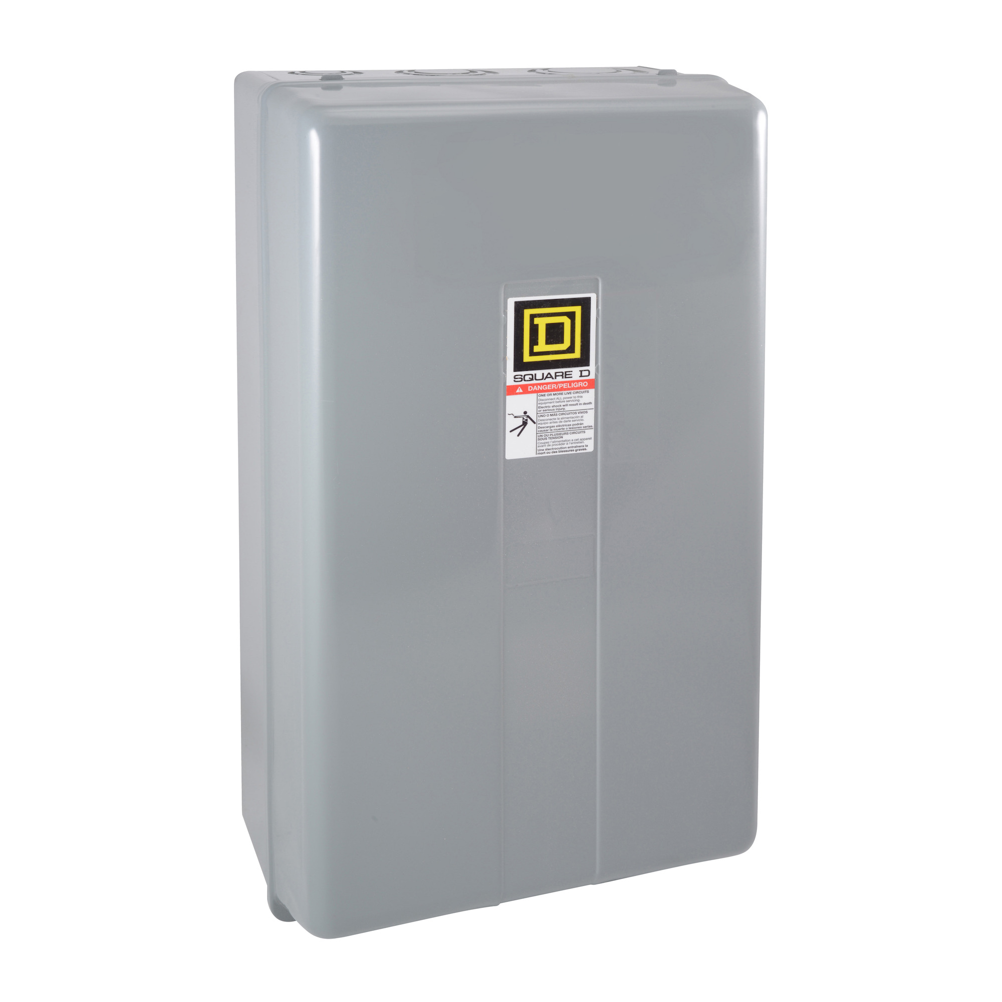 NEMA Contactor, Type S, nonreversing, Size 3, 90A, 50 HP at 575 VAC, 3 phase, up to 100 kA, 3 pole, 240 VAC coil, NEMA 1