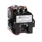 NEMA Contactor, Type S, nonreversing, Size 3, 90A, 50 HP at 575 VAC, 3 phase, up to 100 kA, 3 pole, 120 VAC coil, open
