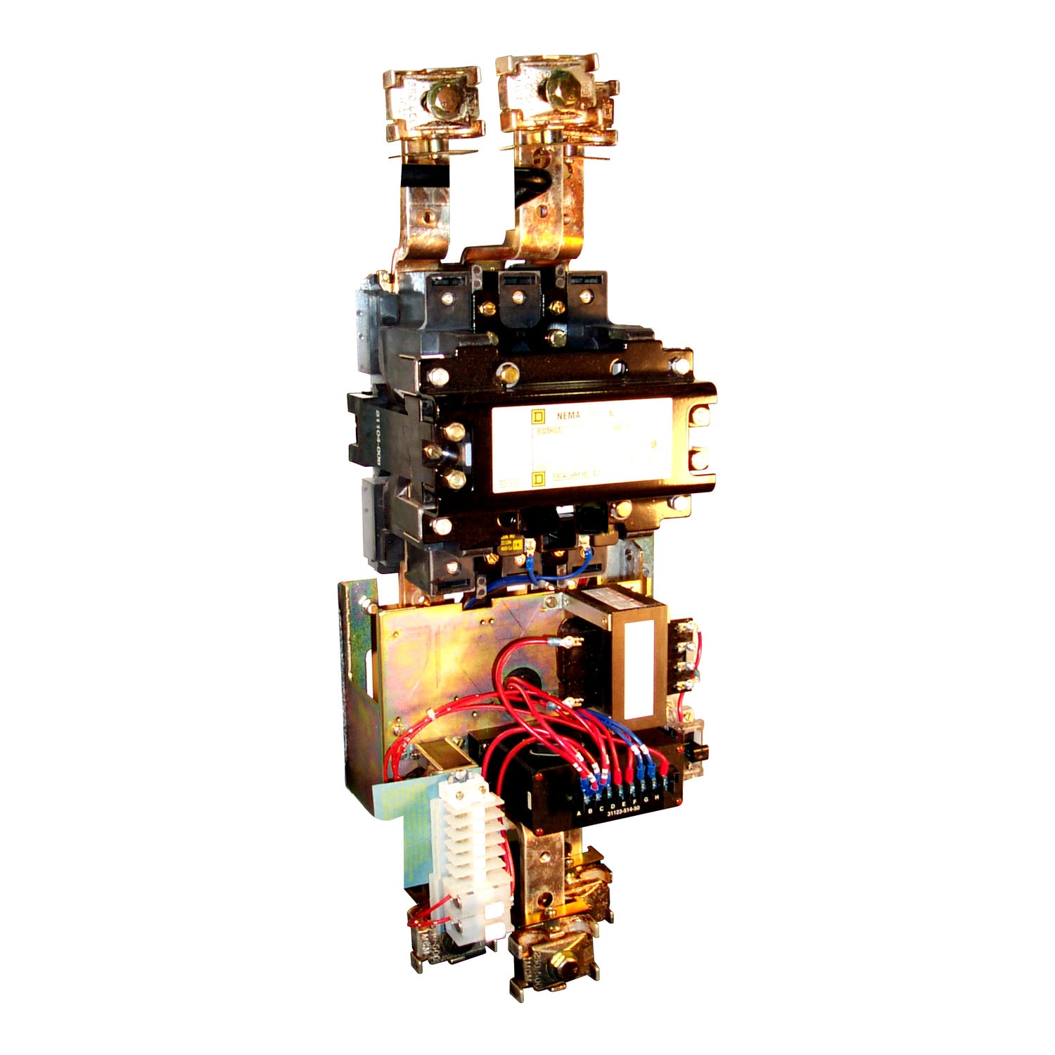 NEMA Contactor, Type S, nonreversing, Size 6, 540A, 400HP at 575VAC, 3 phase, up to 100kA, 3 pole, 120VAC coil, open [TAA]