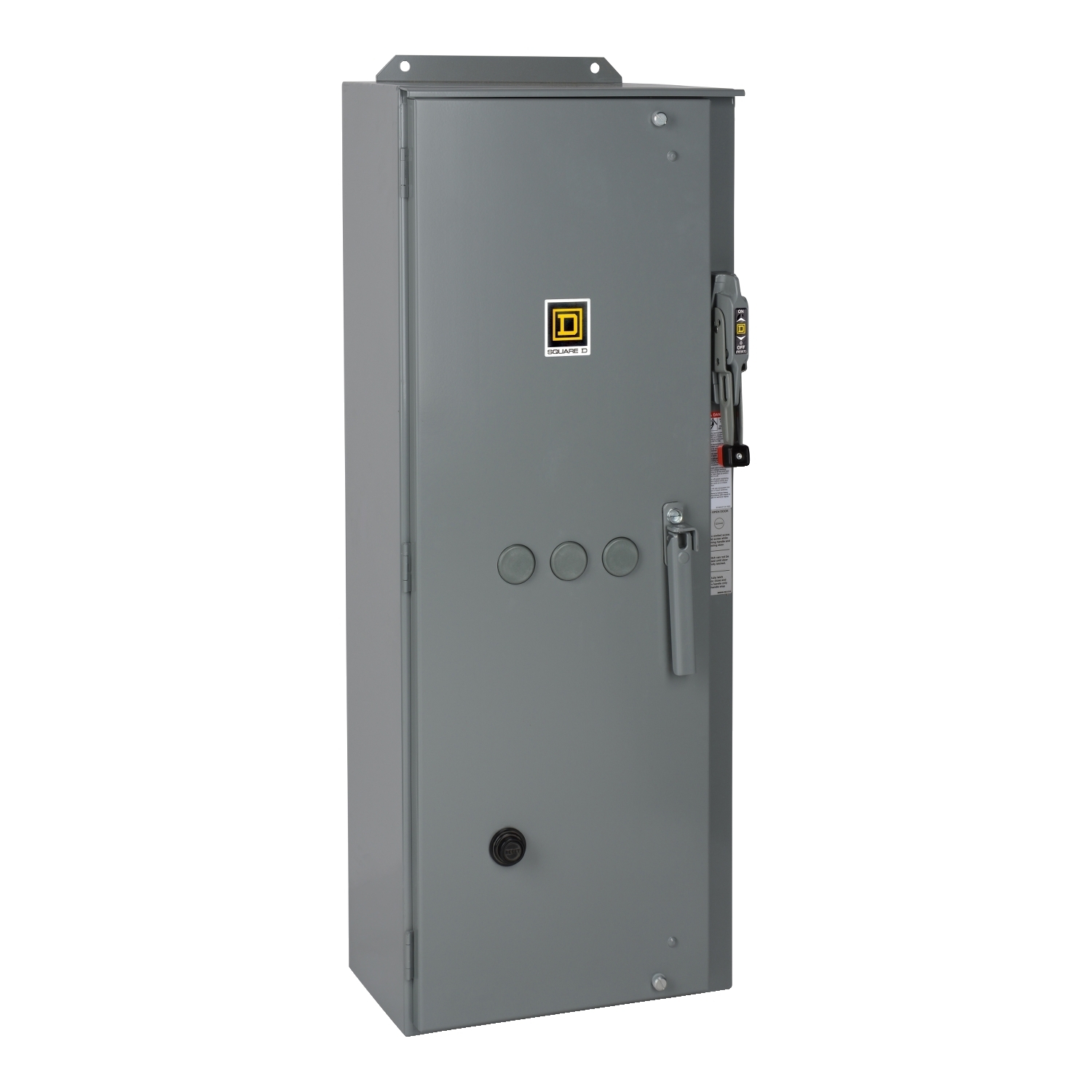 NEMA combination starter, Type S, 100A fusible disconnect, Size 3, 90A, 50HP at 600VAC, 3 phase, 3 pole, melting alloy, 120VAC coil, NEMA 12 [TAA]