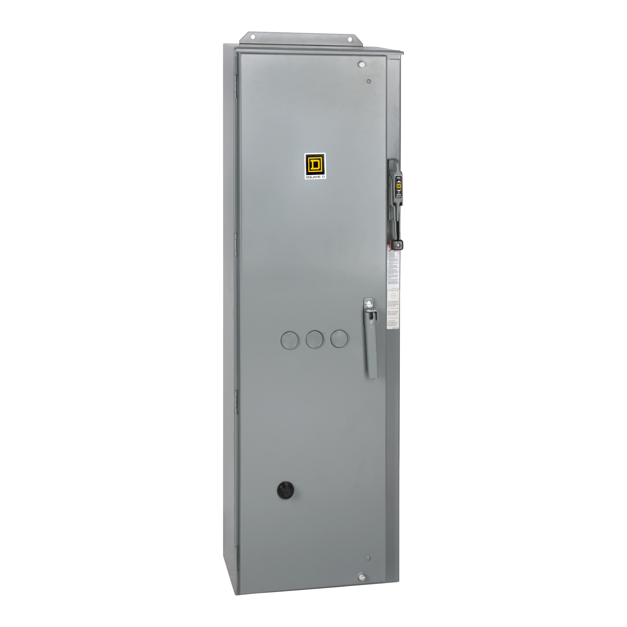 NEMA motor combination starter, Type S, nonreversing, Size 1, 27A, 10 HP at 460VAC, 5kA SCCR, 3 phase, 3 pole, melting alloy, 120VAC coil, NEMA 18