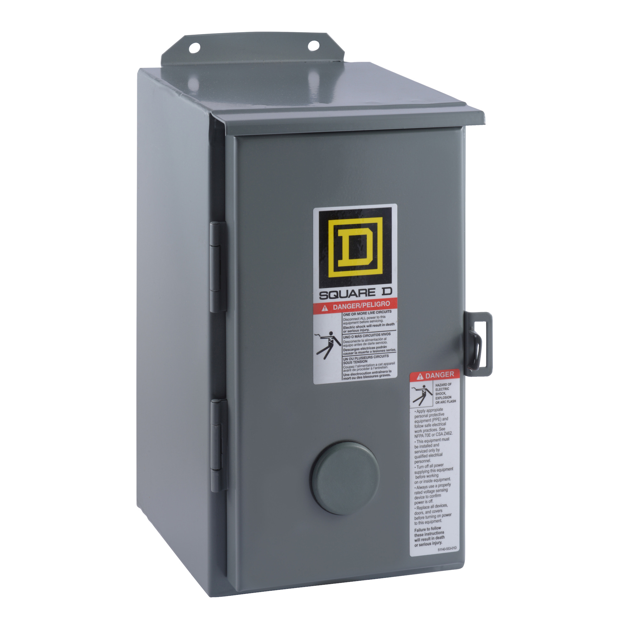 Square D,LIGHTING CONTACTOR 600VAC 30A NEMA,120Vac@60Hz - 110Vac@50Hz,3-Pole,30 A,3P,8903S,Electrically Held,Lighting Contactor,Screw Clamp,UL Listed - CSA Certified,no indicator
