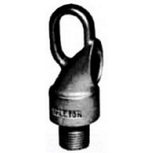 Fixture Hanger Loop, Flexible Male, Series: FH Series, For Use With: Threaded Metal Rigid and IMC Conduit, Specifications: 1/2 in Size, 350 lb Capacity, Malleable Iron, Clear Chromate/Zinc Electroplate Finish, 3.88 in L Dimensions