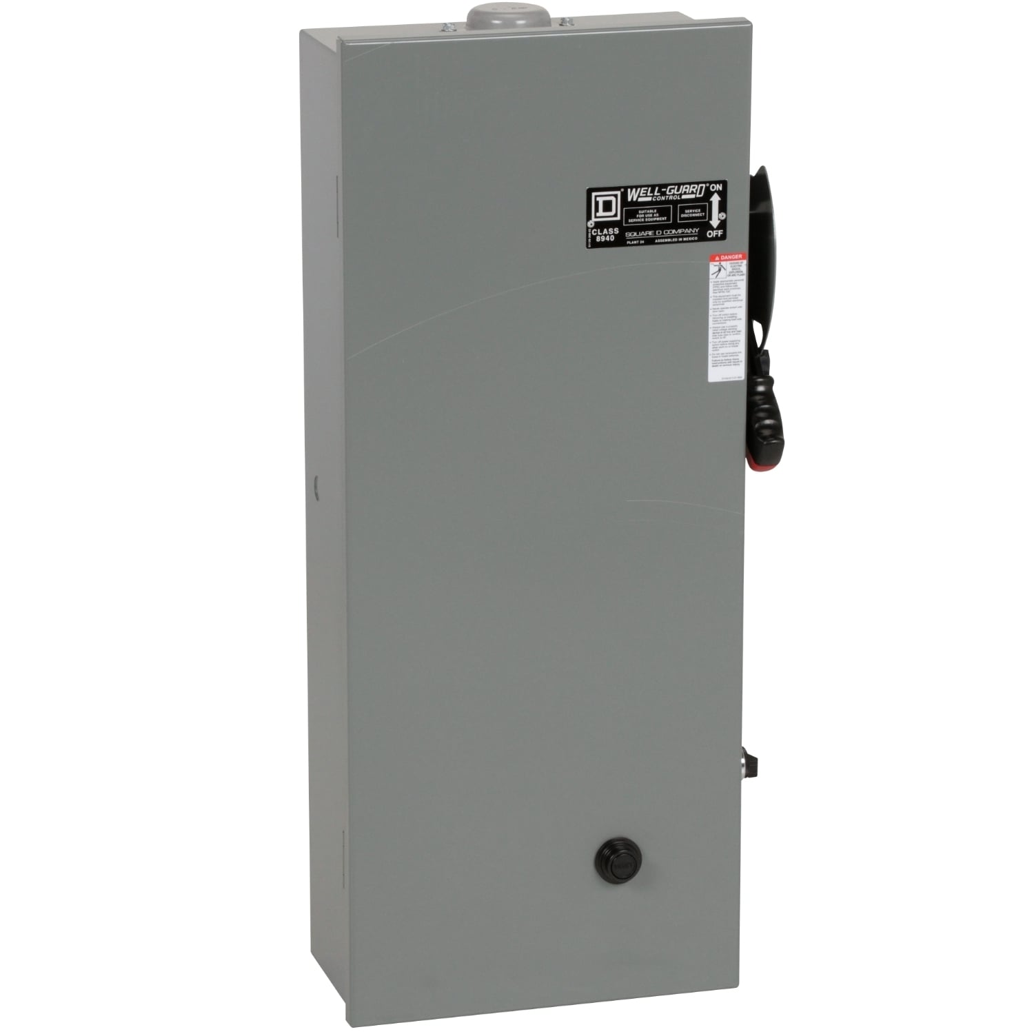 Pump Panel, NEMA Type S, Well Guard, Size 1, 27A, 10HP, 5kA SSCR, 30A fuse clip, Motor Logic SSOLR, 440/480VAC 50/60Hz coil, NEMA 3R