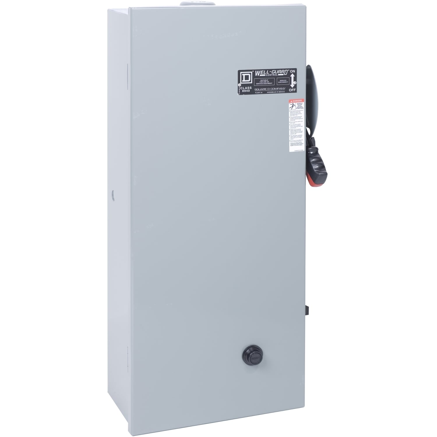 Pump Panel, NEMA Type S, Well Guard, Size 2, 45A, 5kA SSCR, 15HP, 60A Class H and K fuse clip, Motor Logic SSOLR, 220/240VAC 50/60Hz coil, NEMA 3R