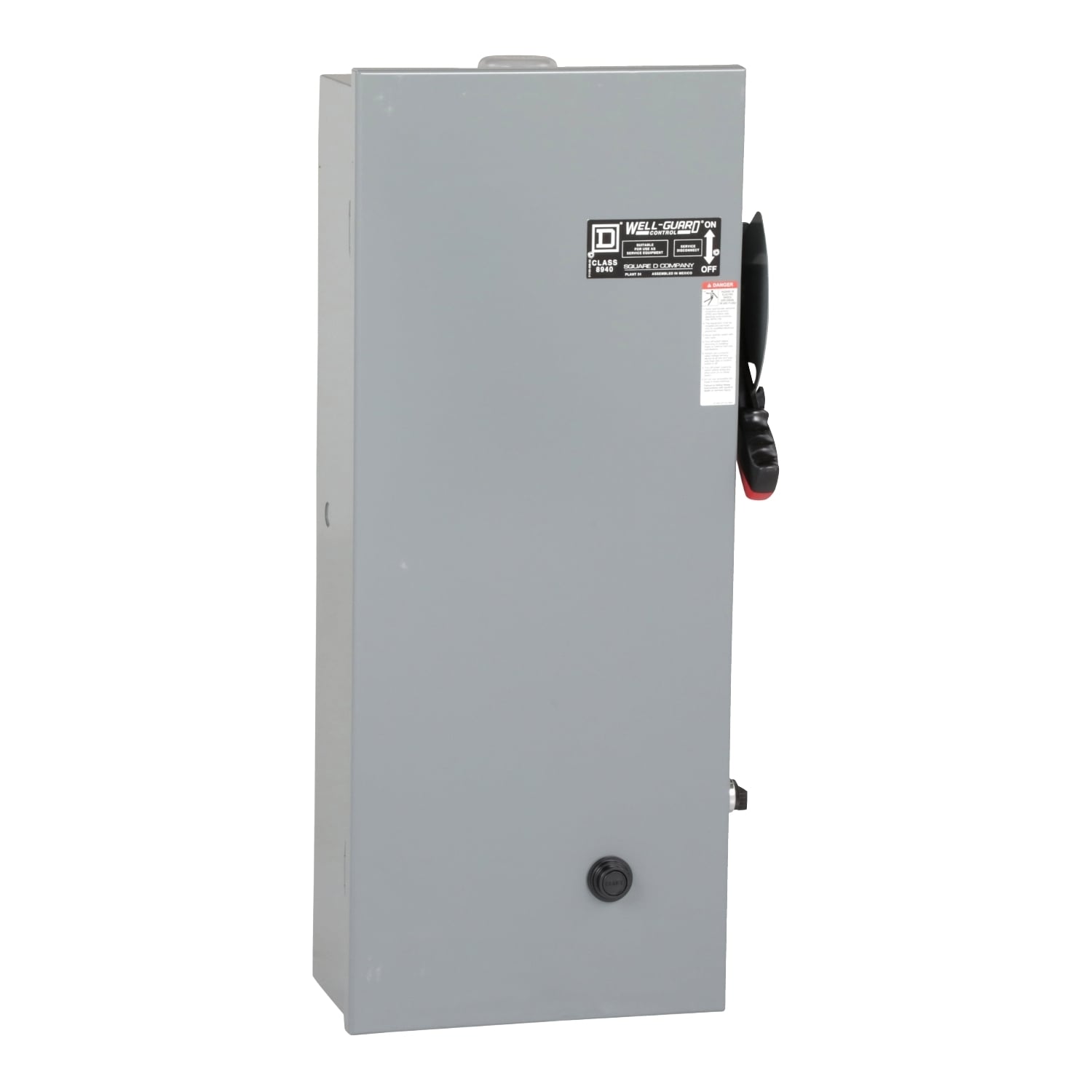 Pump Panel, NEMA Type S, Well Guard, Size 2, 45A, 5kA SCCR, 30HP, 60A Class H and K fuse clip, Motor Logic SSOLR, 440/480VAC 50/60Hz coil, NEMA 3R