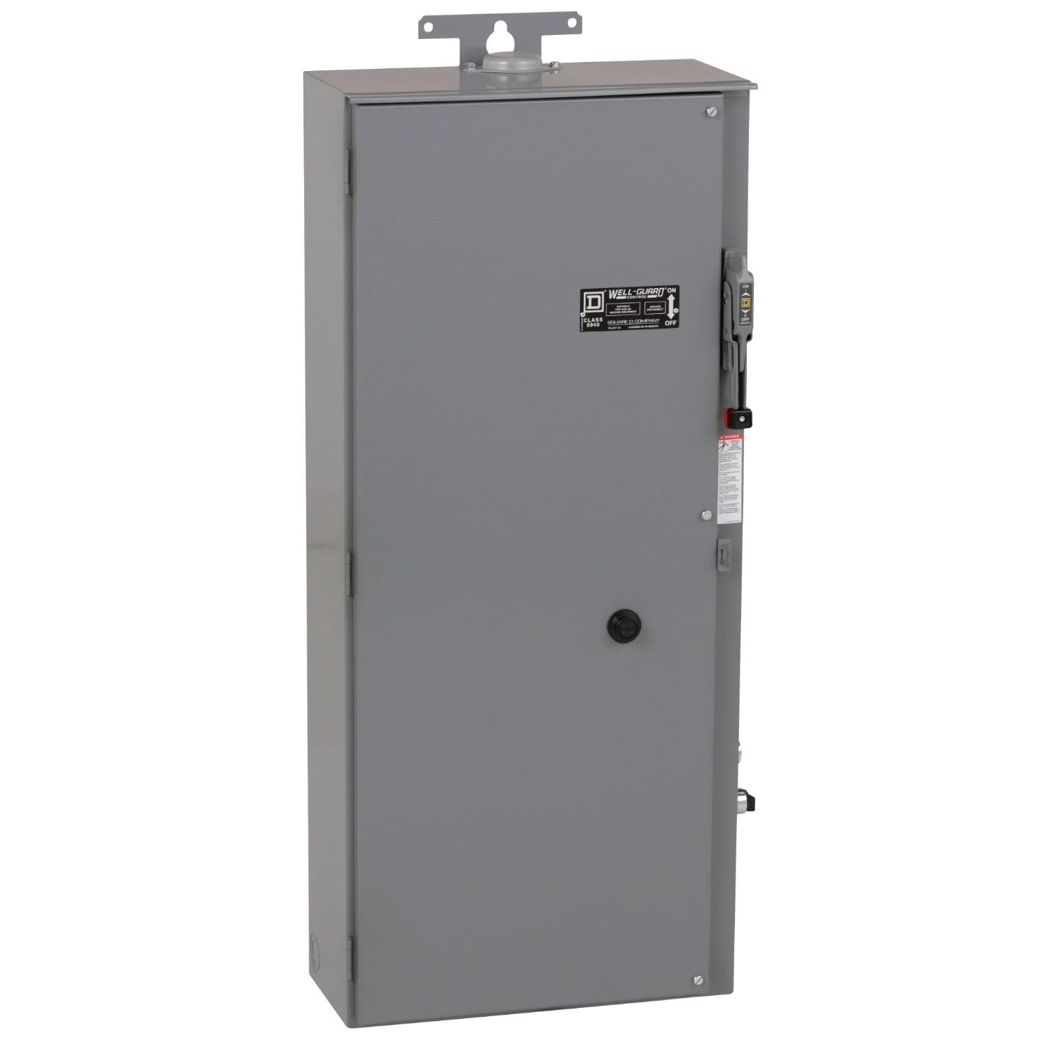 Pump Panel, NEMA Type S, Well Guard, Size 3, 90A, 5kA SCCR, 50HP, 100A Class H and K fuse clip, Motor Logic SSOLR, 480VAC 60Hz coil, NEMA 3R