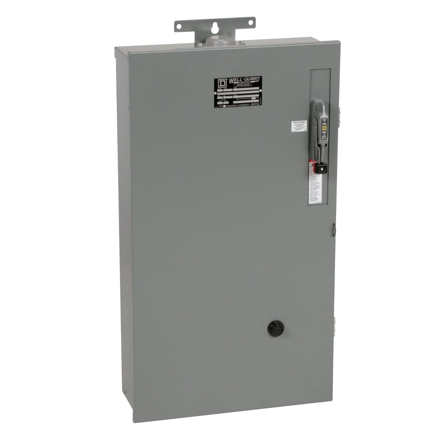 Pump Panel, NEMA Type S, Well Guard, oil field, Size 2, 45A, 25HP, HLL36050M72 circuit breaker, Motor Logic SSOLR, 480VAC 60Hz coil, NEMA 3R