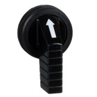 30mm Push Buttons, selector switch long handle, black
