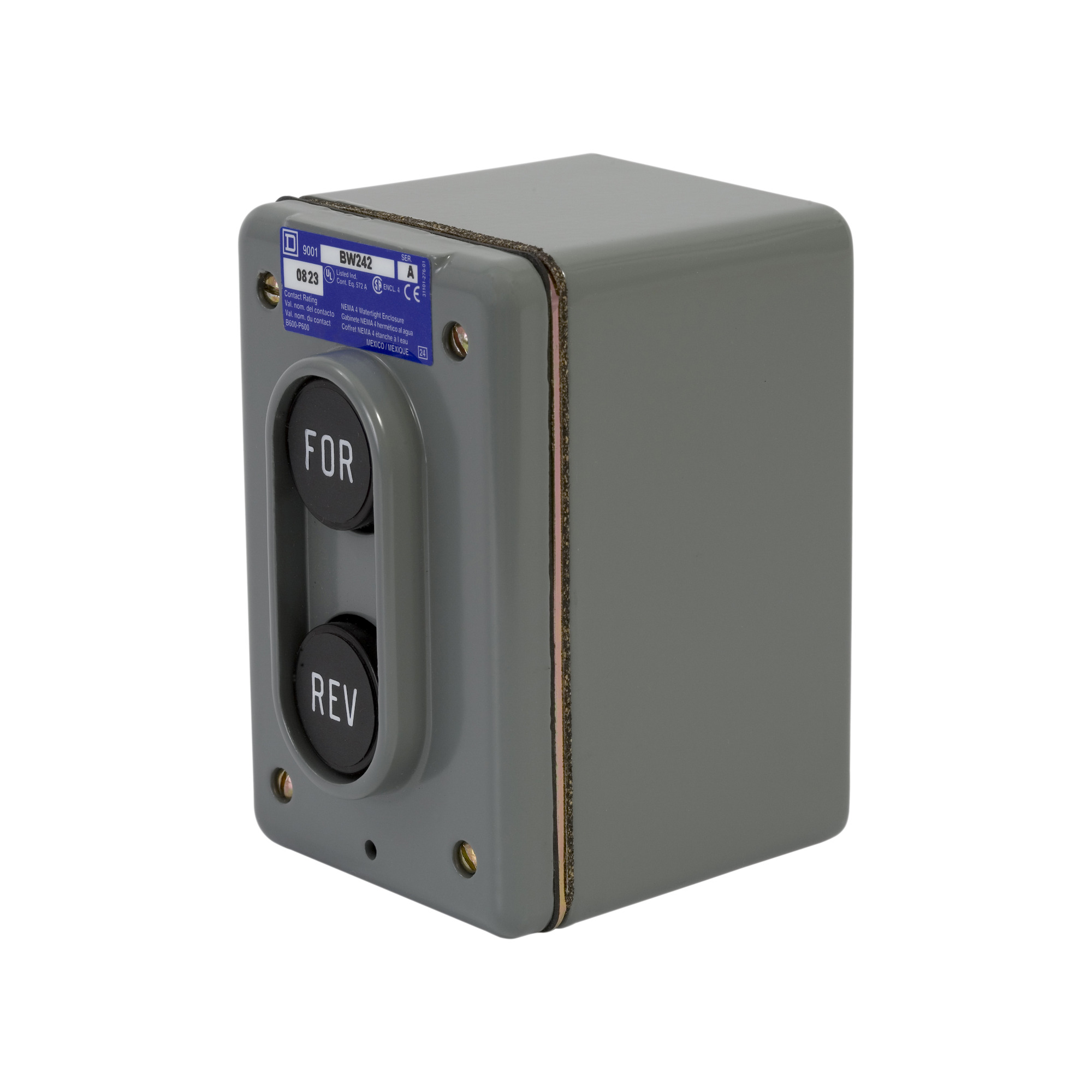 CONTROL STATION 600VAC 5A T-B 30 Standard Duty Momentary Pushbuttons 2 N.O
