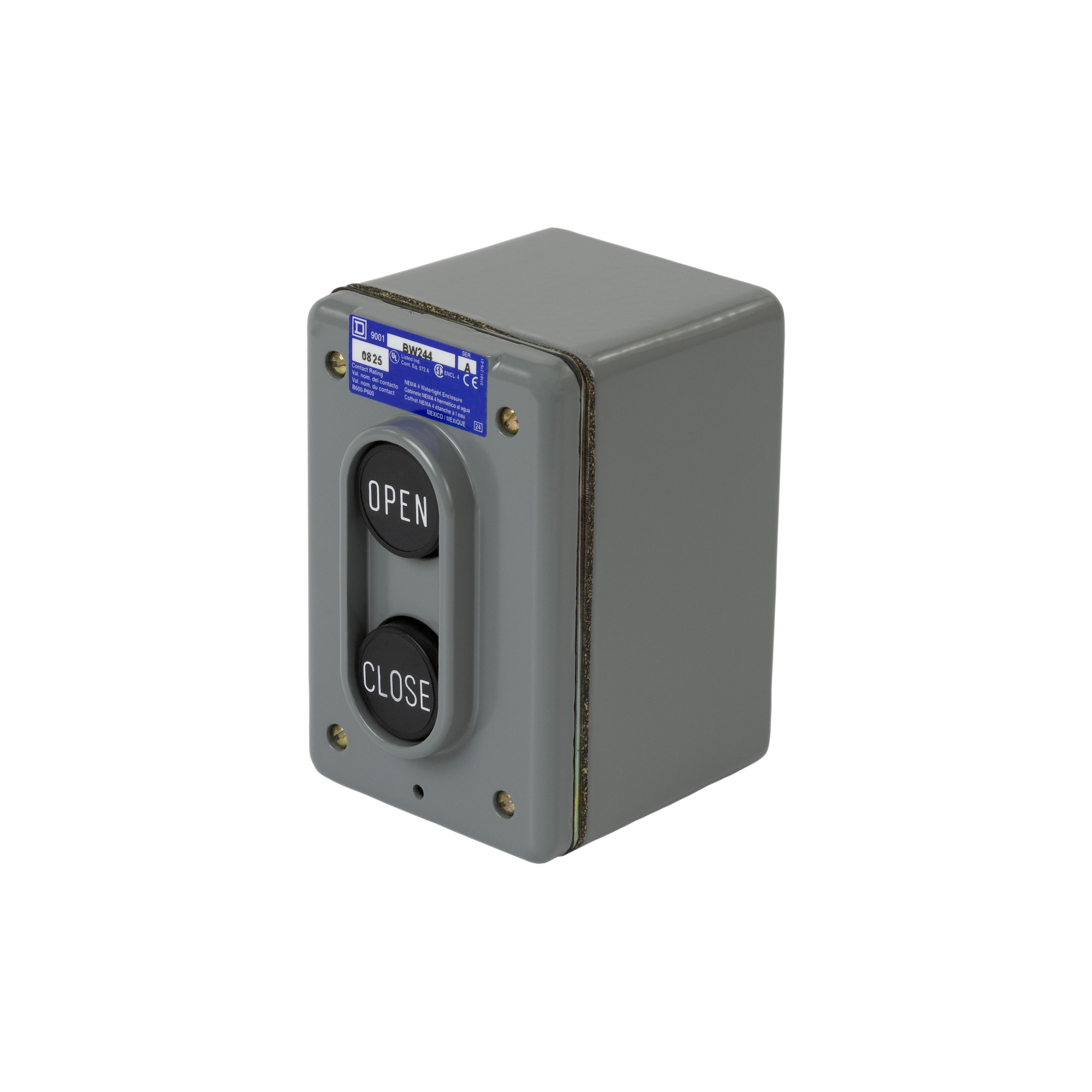 CONTROL STATION 600VAC 5A T-B 30 Standard Duty Momentary Pushbuttons 2 N.O