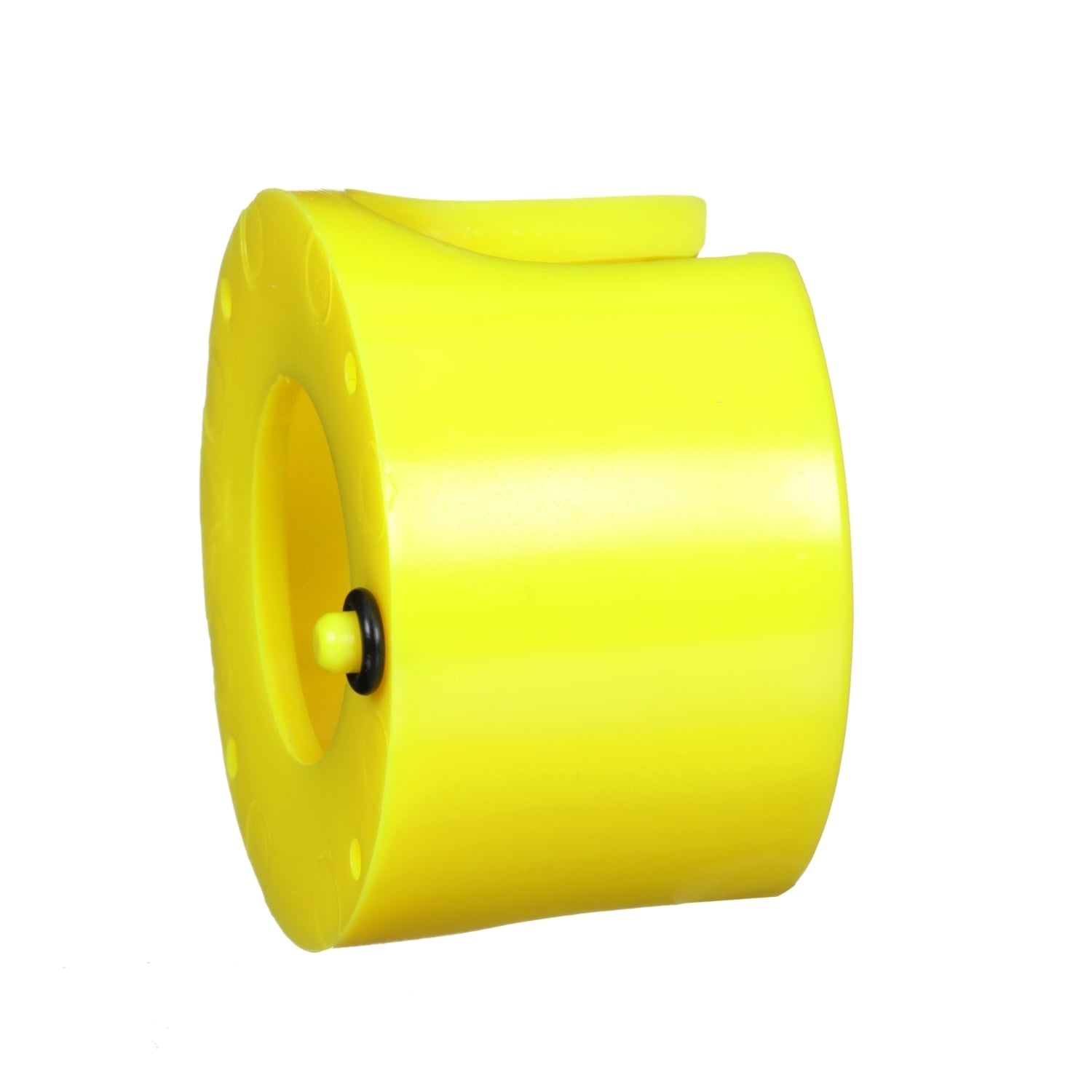 30mm Push Button, Types K or SK, plastic extended mushroom guard, yellow, for 1.375 or 1.625 inch mushroom operator