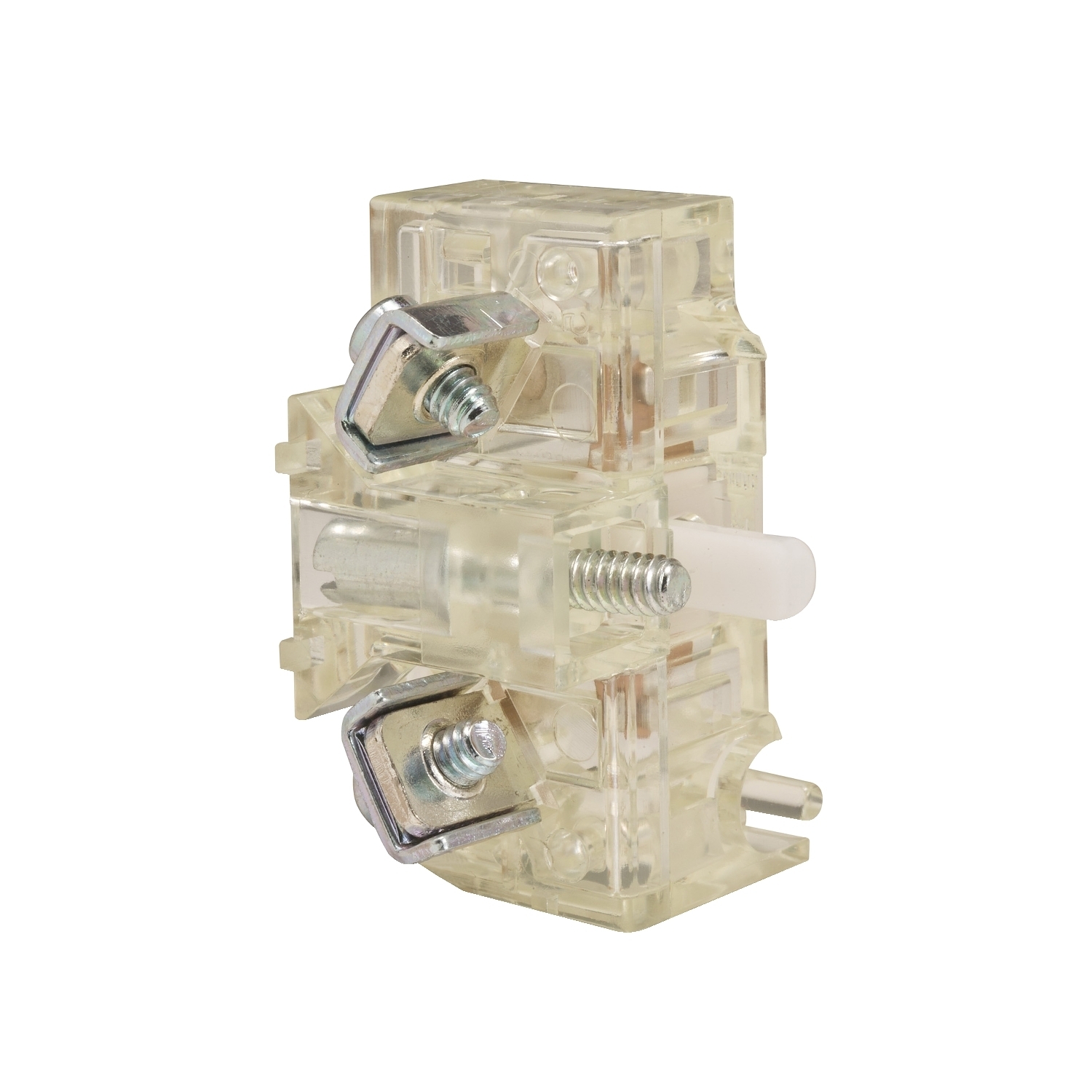 Contact block, Harmony 9001K, Harmony 9001SK, 0...600V, silver alloy contacts, screw terminals for lug, positive opening, 1NC
