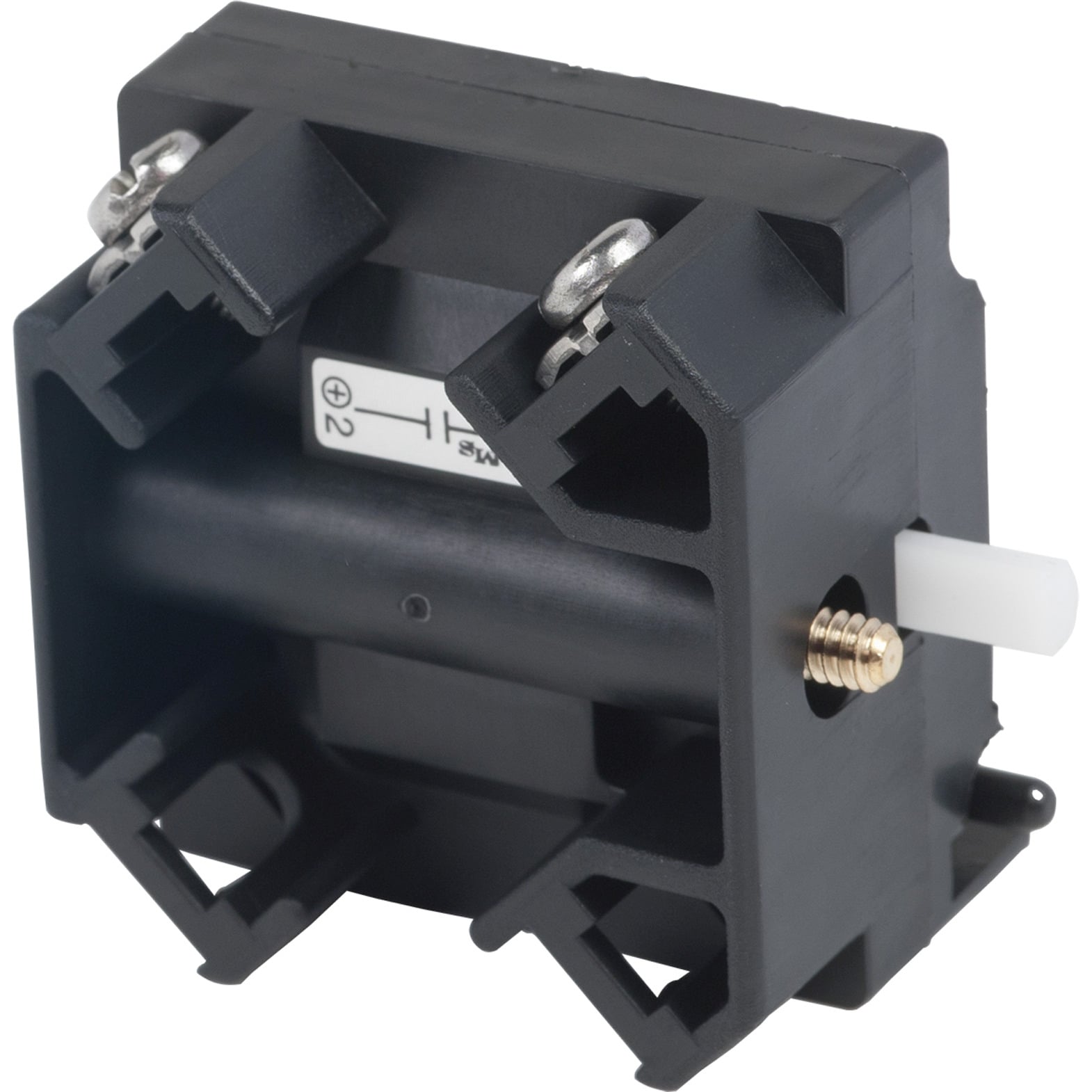 30mm push button, Type K, hermetically sealed logic reed contact block, 1NC, 0.025A inductive at 120VAC, pressure wire