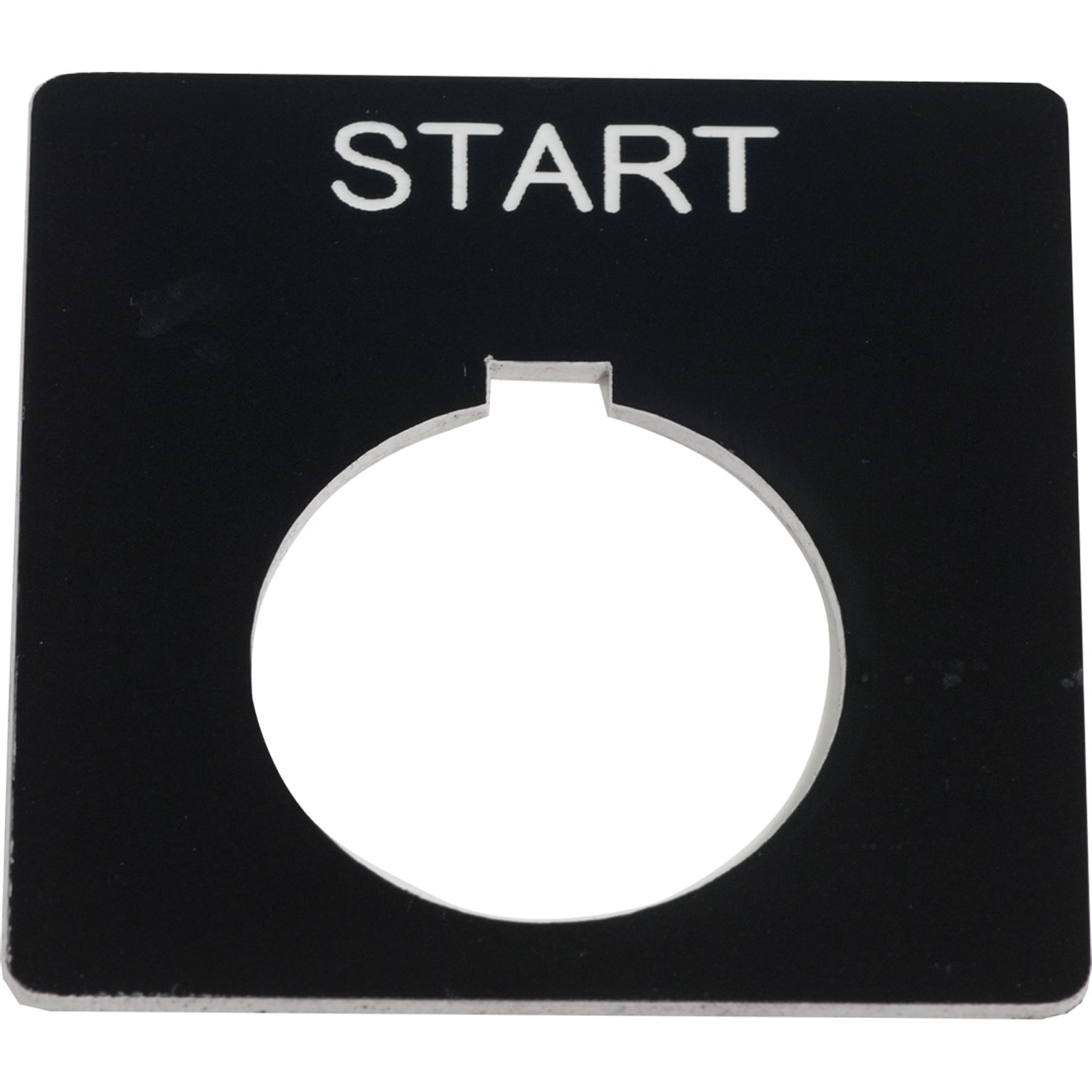push button legend plate 30 mm Type-K - Marked "Start"