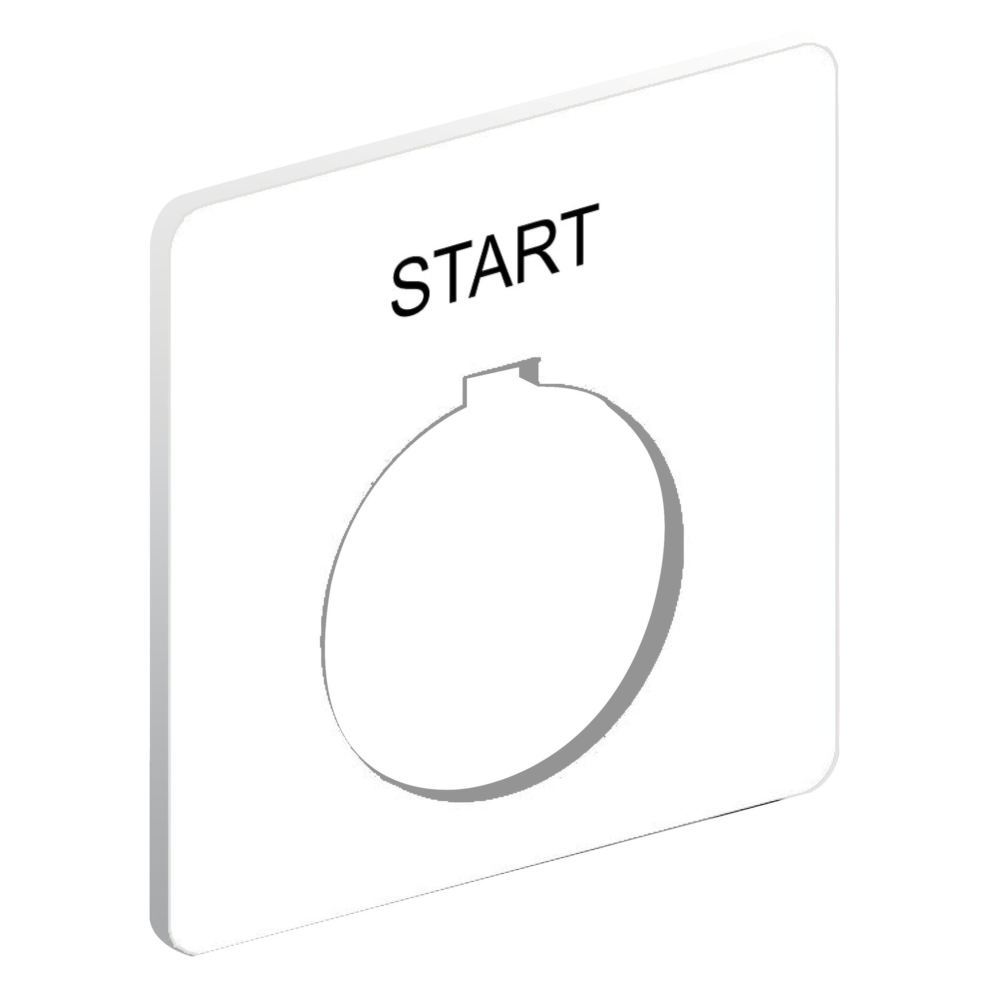 30MM LEGEND PLATE - START