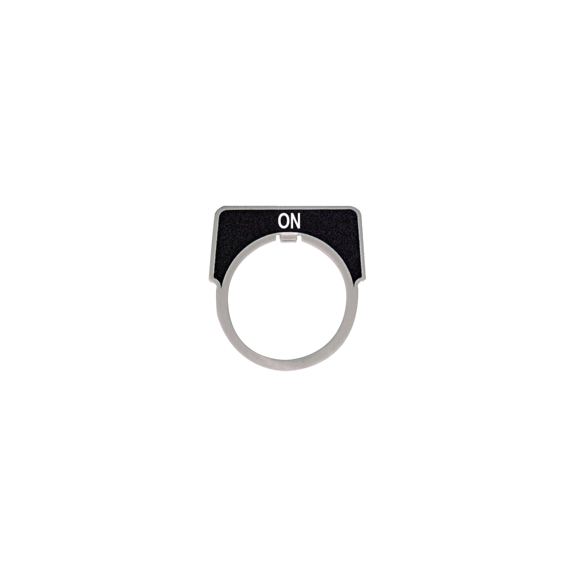 PUSH BUTTON LEGEND PLATE 30MM T-K