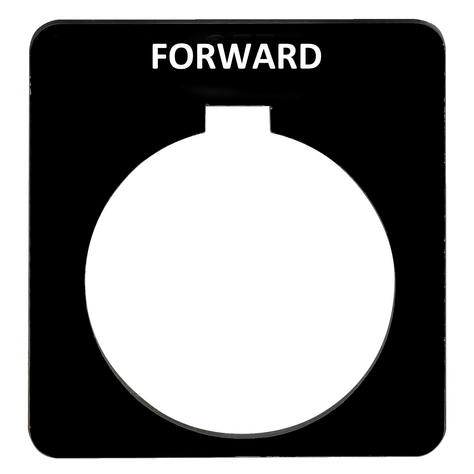 push button legend plate 30mm t-k